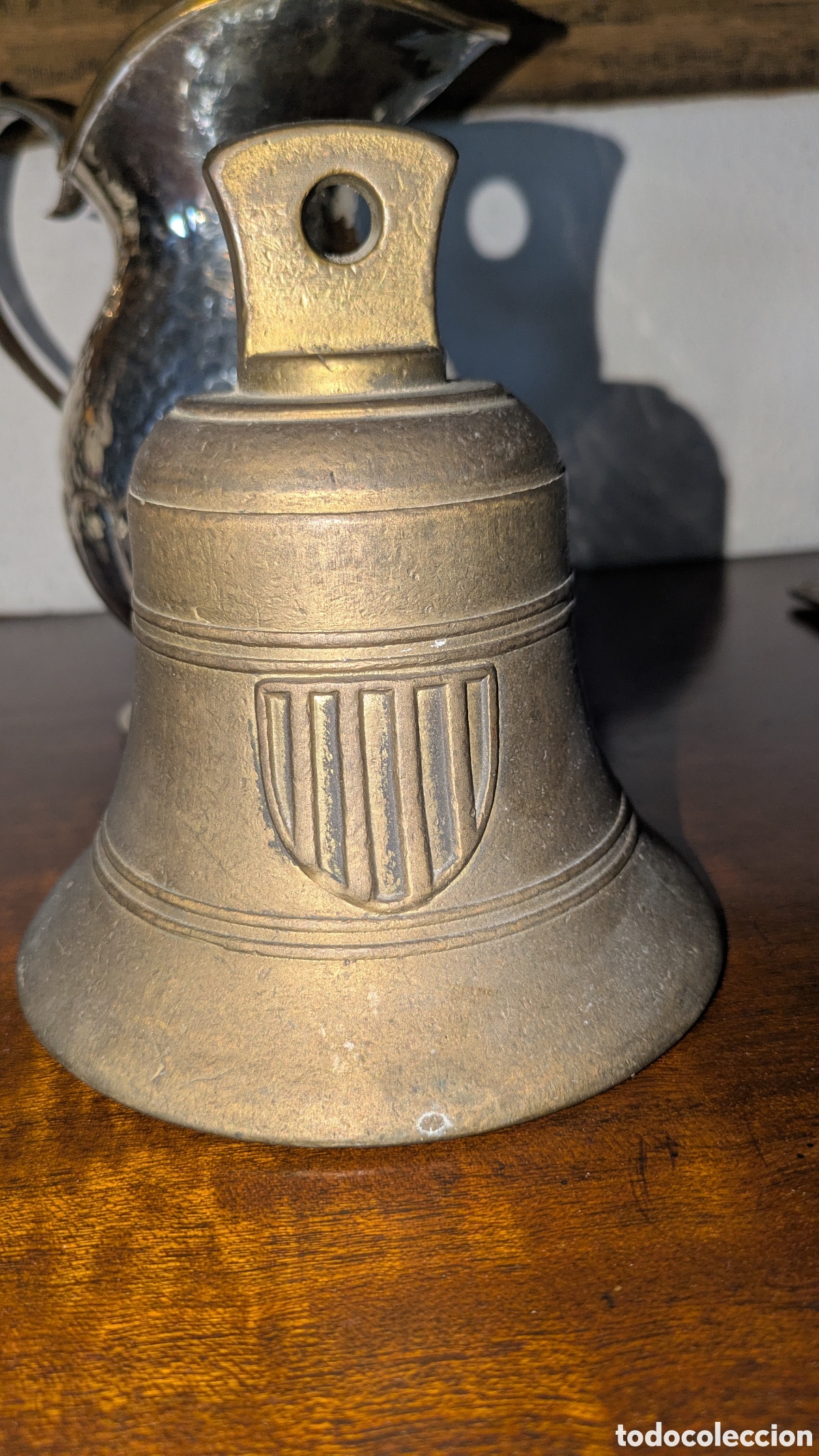 Antig&uuml;edades: Campana de bronce maciza - Foto 2