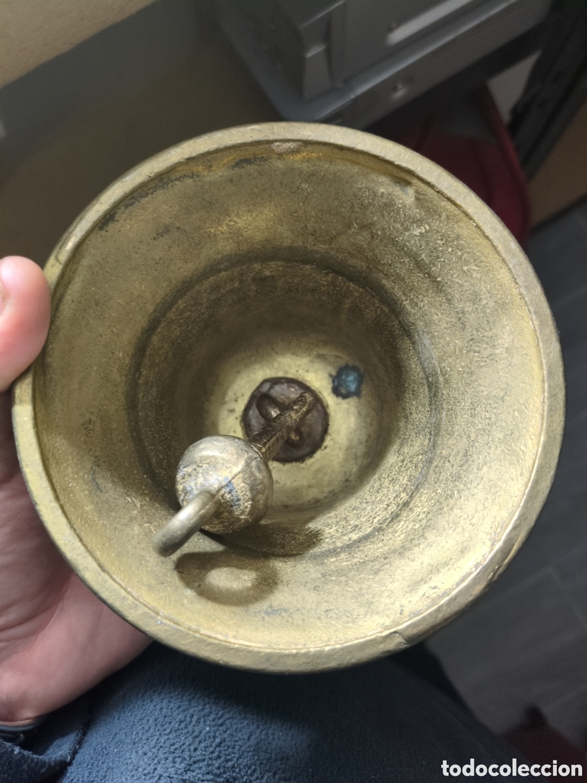 Antig&uuml;edades: Campana de bronce maciza - Foto 3