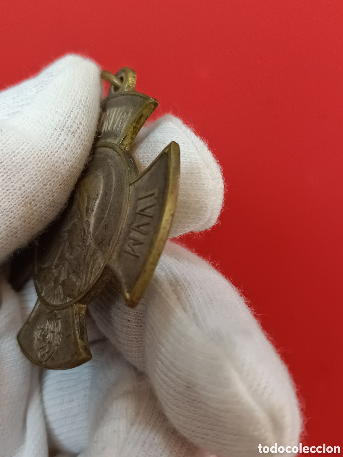 Antig&uuml;edades: ANTIGUA MEDALLA RELIGIOSA. CRUZADA EUCAR&Iacute;STICA - Foto 5