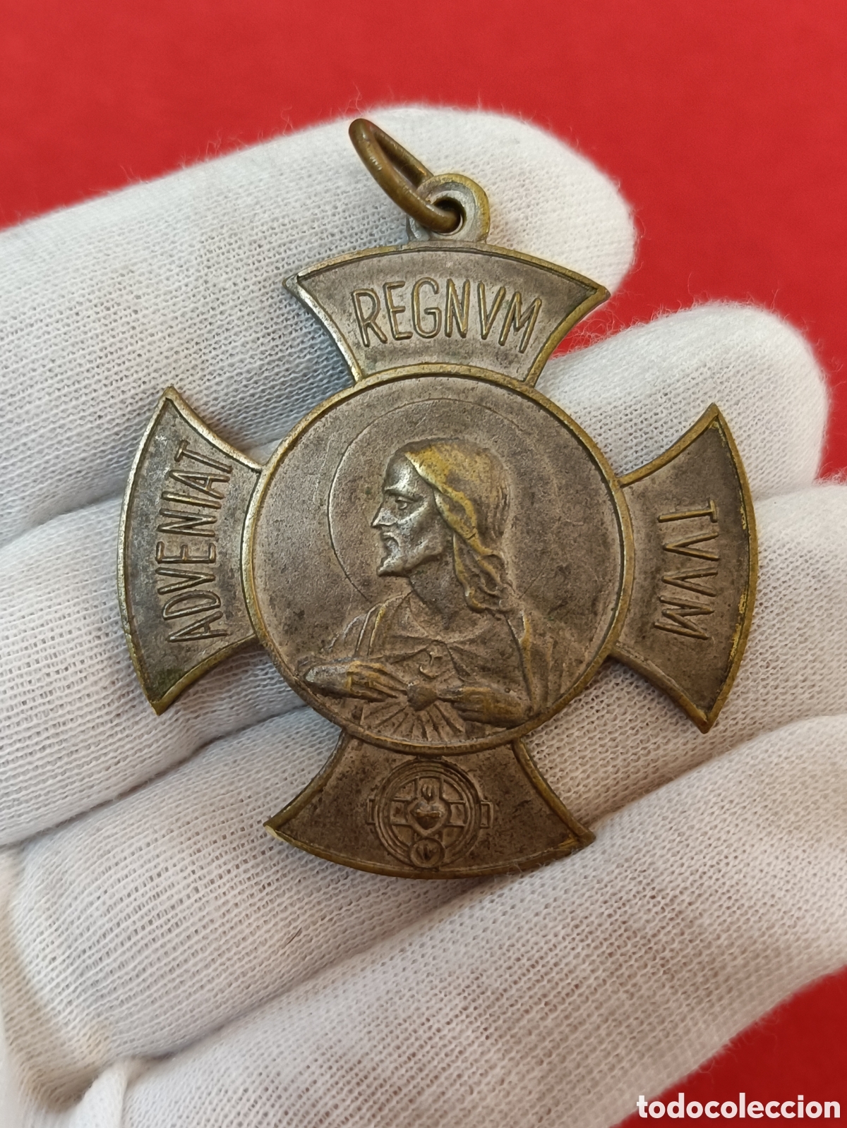 Antig&uuml;edades: ANTIGUA MEDALLA RELIGIOSA. CRUZADA EUCAR&Iacute;STICA - Foto 1