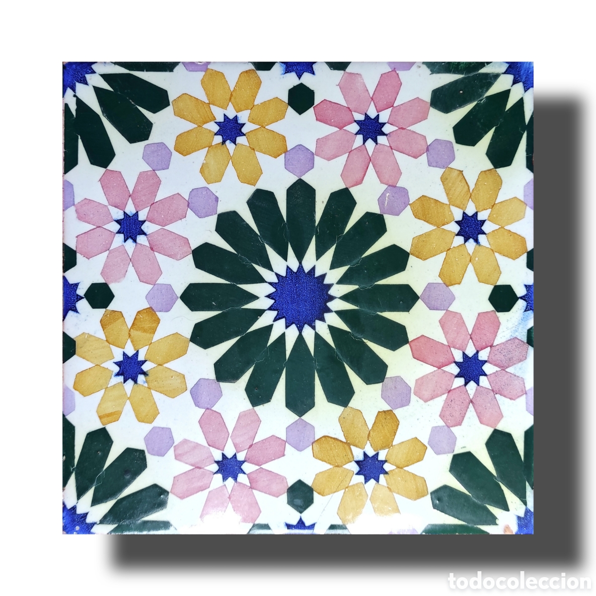 Antig&uuml;edades: Azulejo antiguo siglo XIX - Foto 1