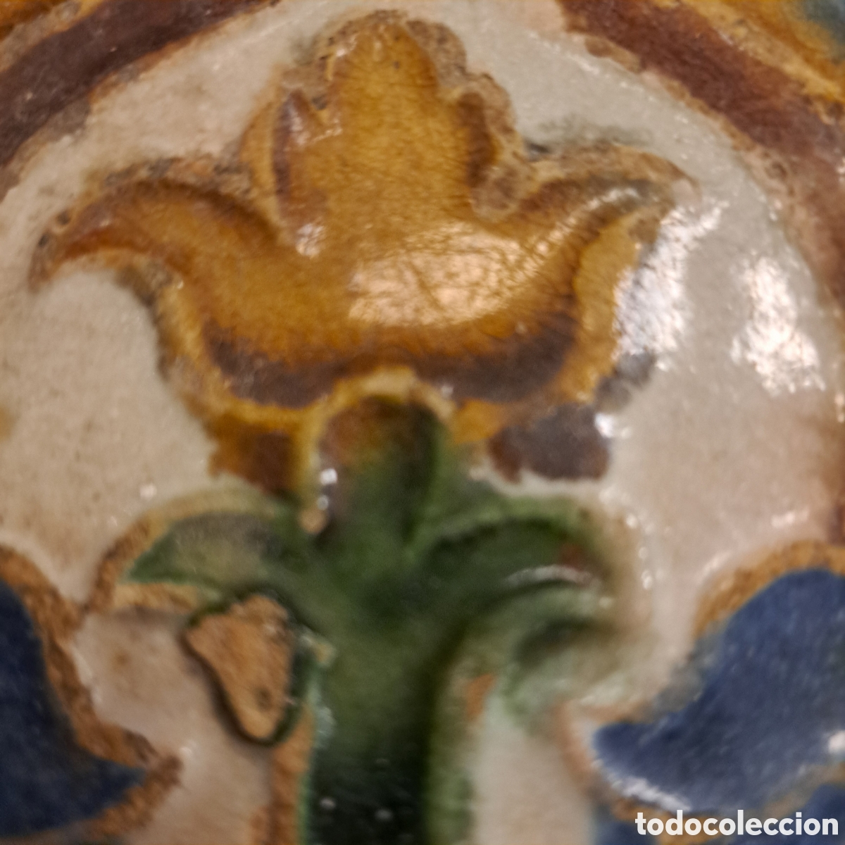 Antig&uuml;edades: Azulejo s. XVI. Toledo. - Foto 2