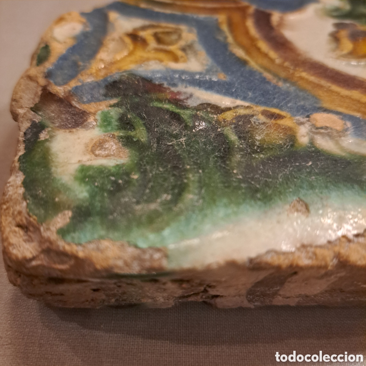 Antig&uuml;edades: Azulejo s. XVI. Toledo. - Foto 4