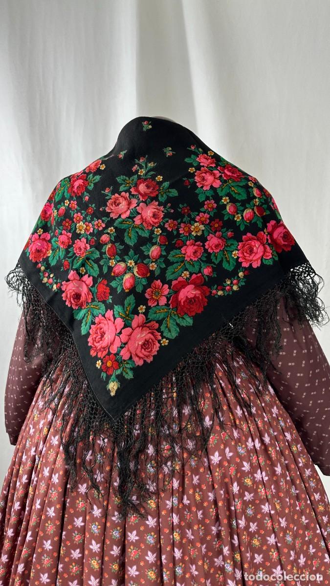 Antig&uuml;edades: Pa&ntilde;uelo de merino estampado - Foto 5