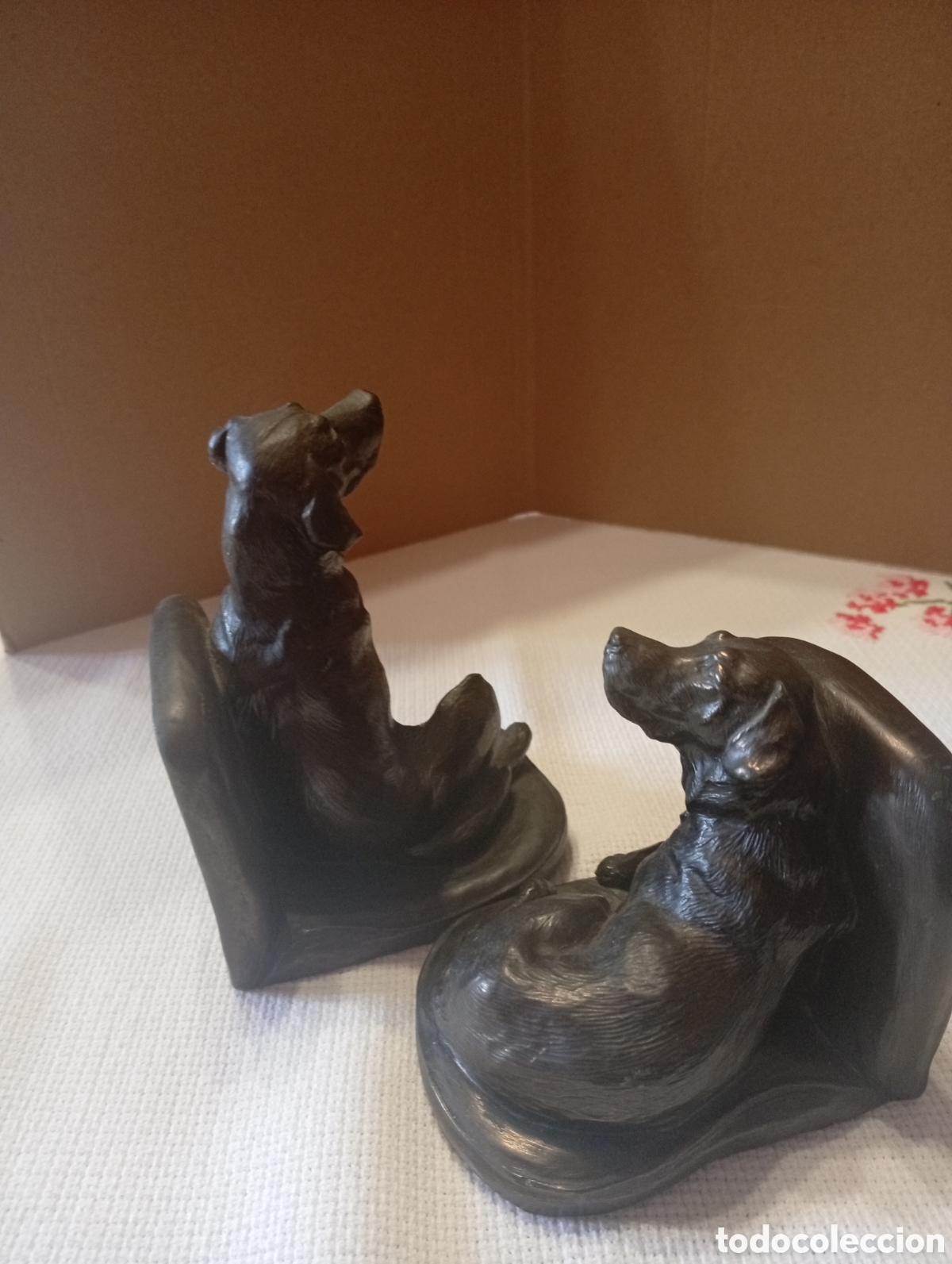 Antig&uuml;edades: Pareja de sujetalibros - Foto 2