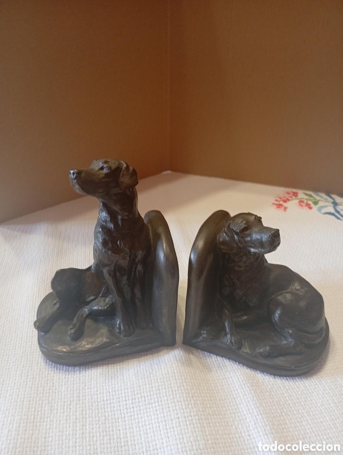 Antig&uuml;edades: Pareja de sujetalibros - Foto 1