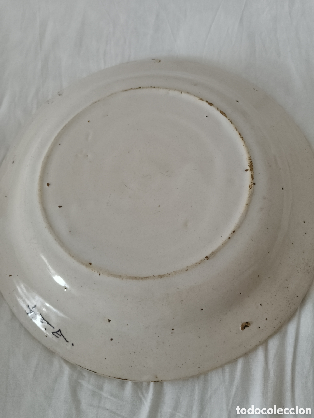 Antig&uuml;edades: Plato antiguo cer&aacute;mica Manises - Foto 6