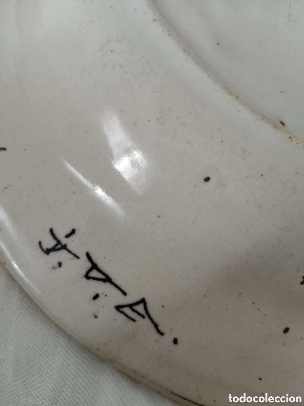 Antig&uuml;edades: Plato antiguo cer&aacute;mica Manises - Foto 7