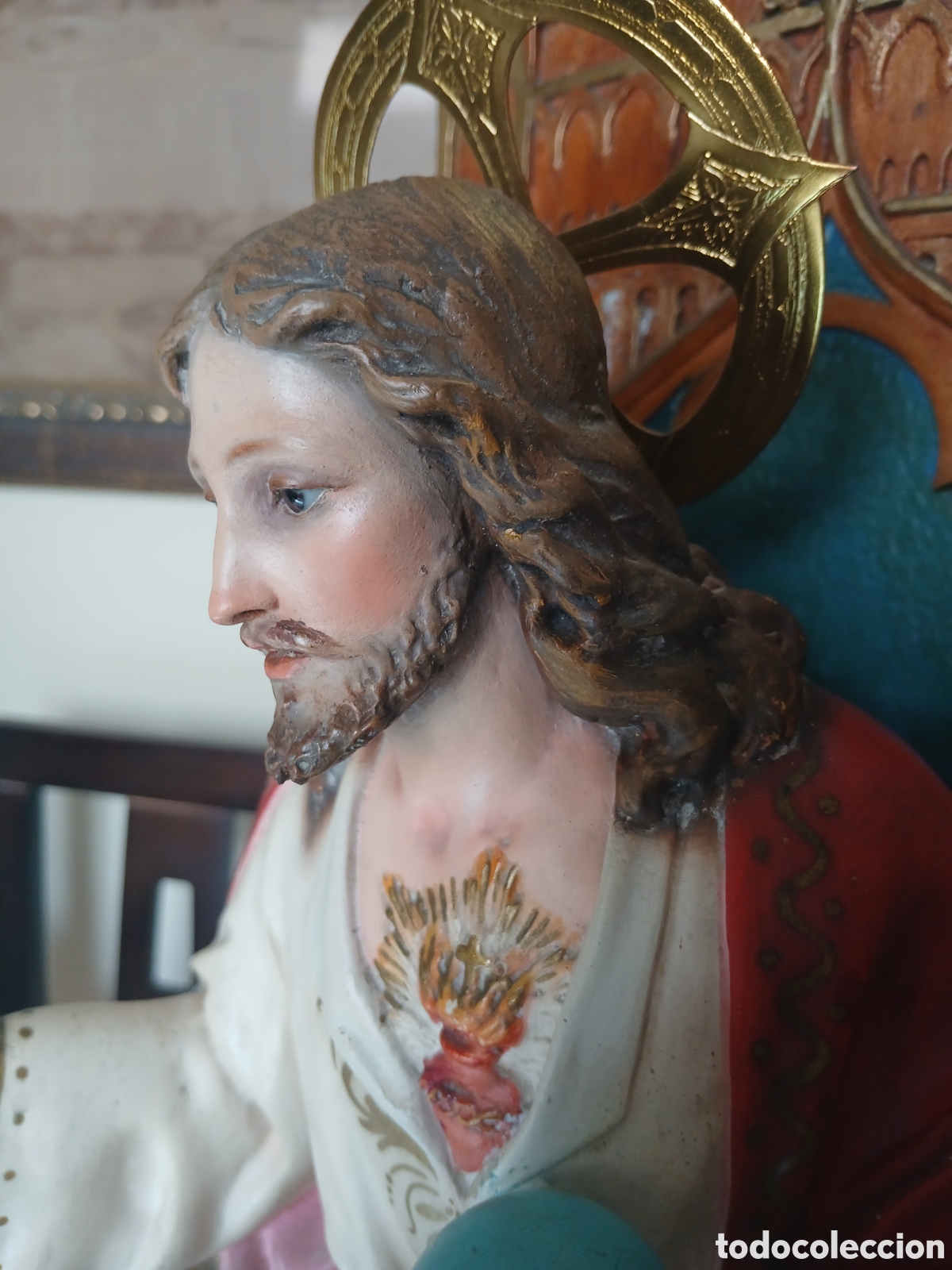 Antig&uuml;edades: Imagen de Cristo entronizado - Foto 3