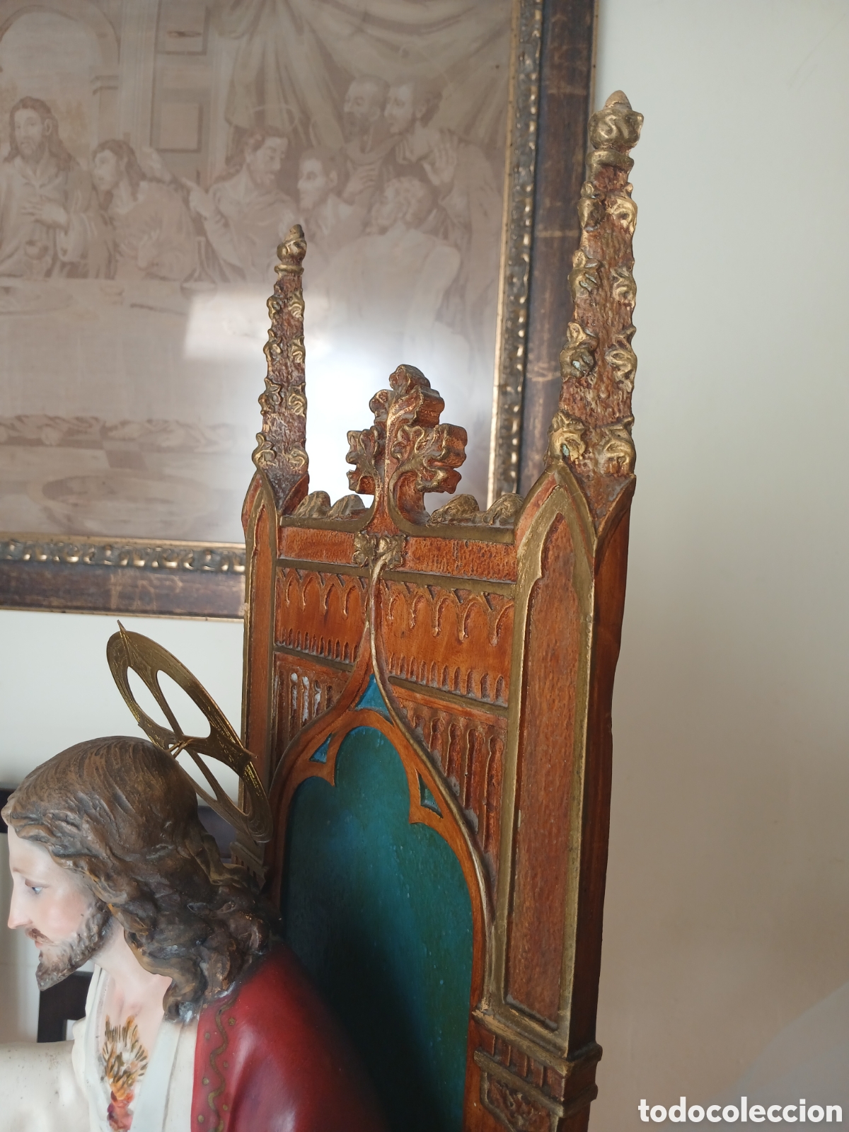 Antig&uuml;edades: Imagen de Cristo entronizado - Foto 7