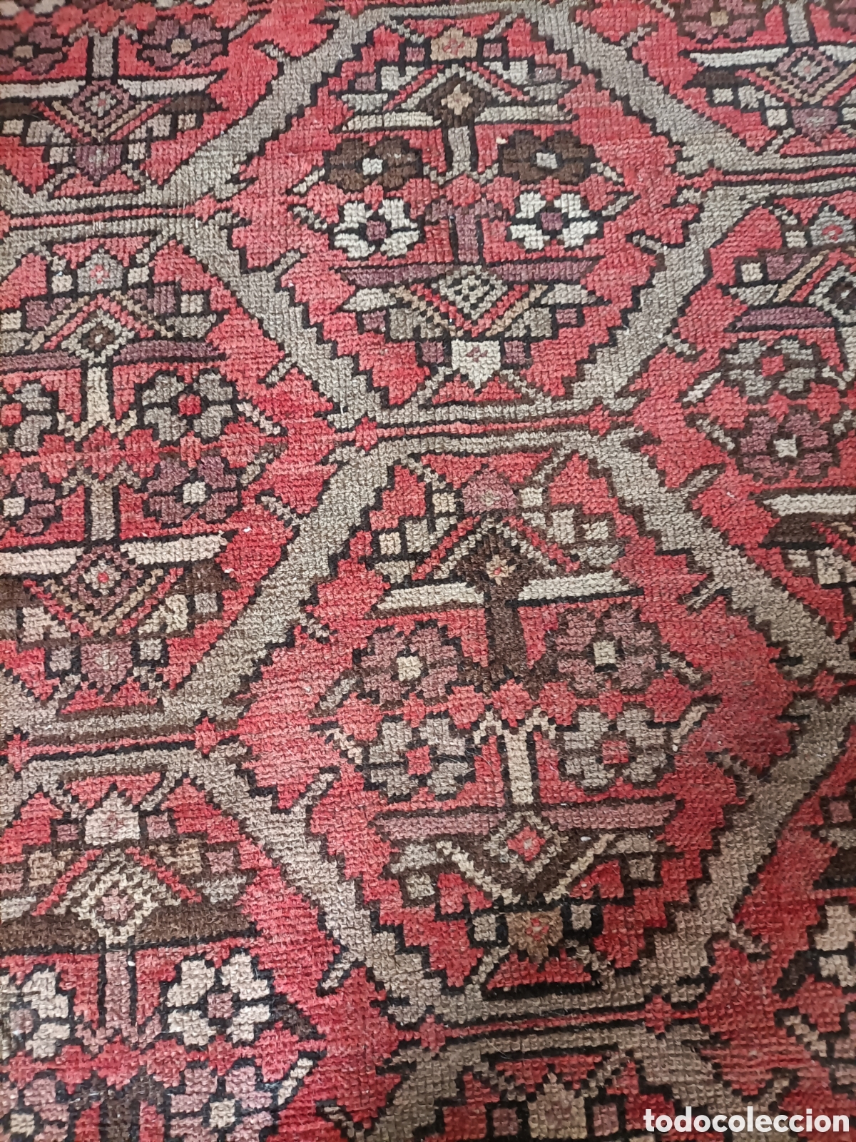 Antig&uuml;edades: Alfombra persa vintage - Foto 3