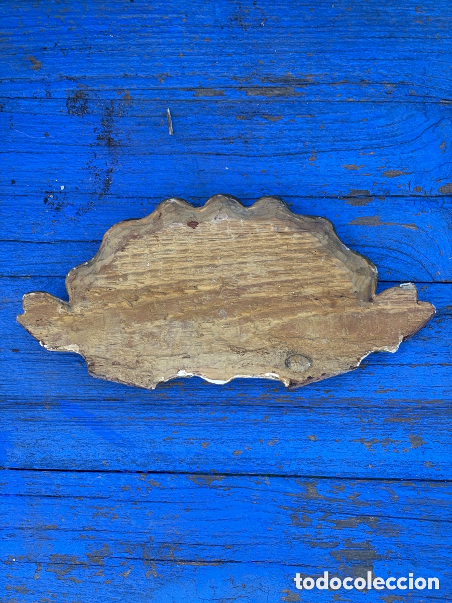 Antig&uuml;edades: CONCHA DE MADERA PAN DE ORO - Foto 2