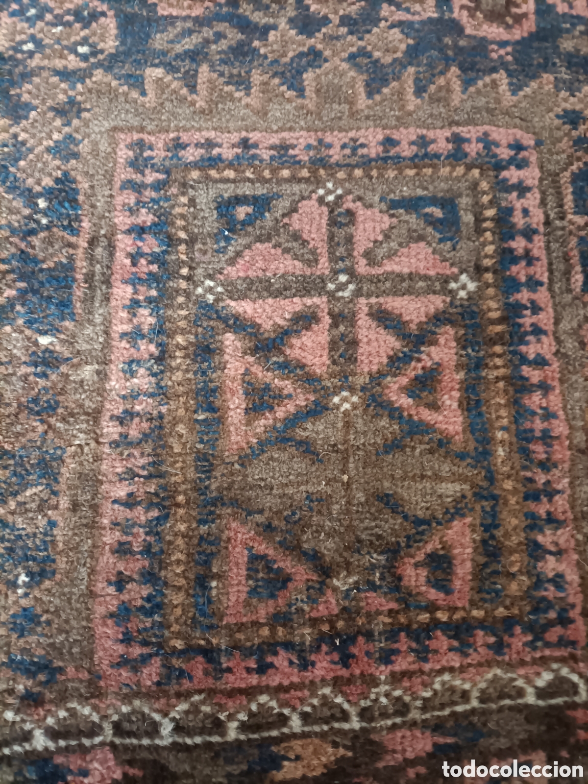 Antig&uuml;edades: Alfombra vintage persa - Foto 3