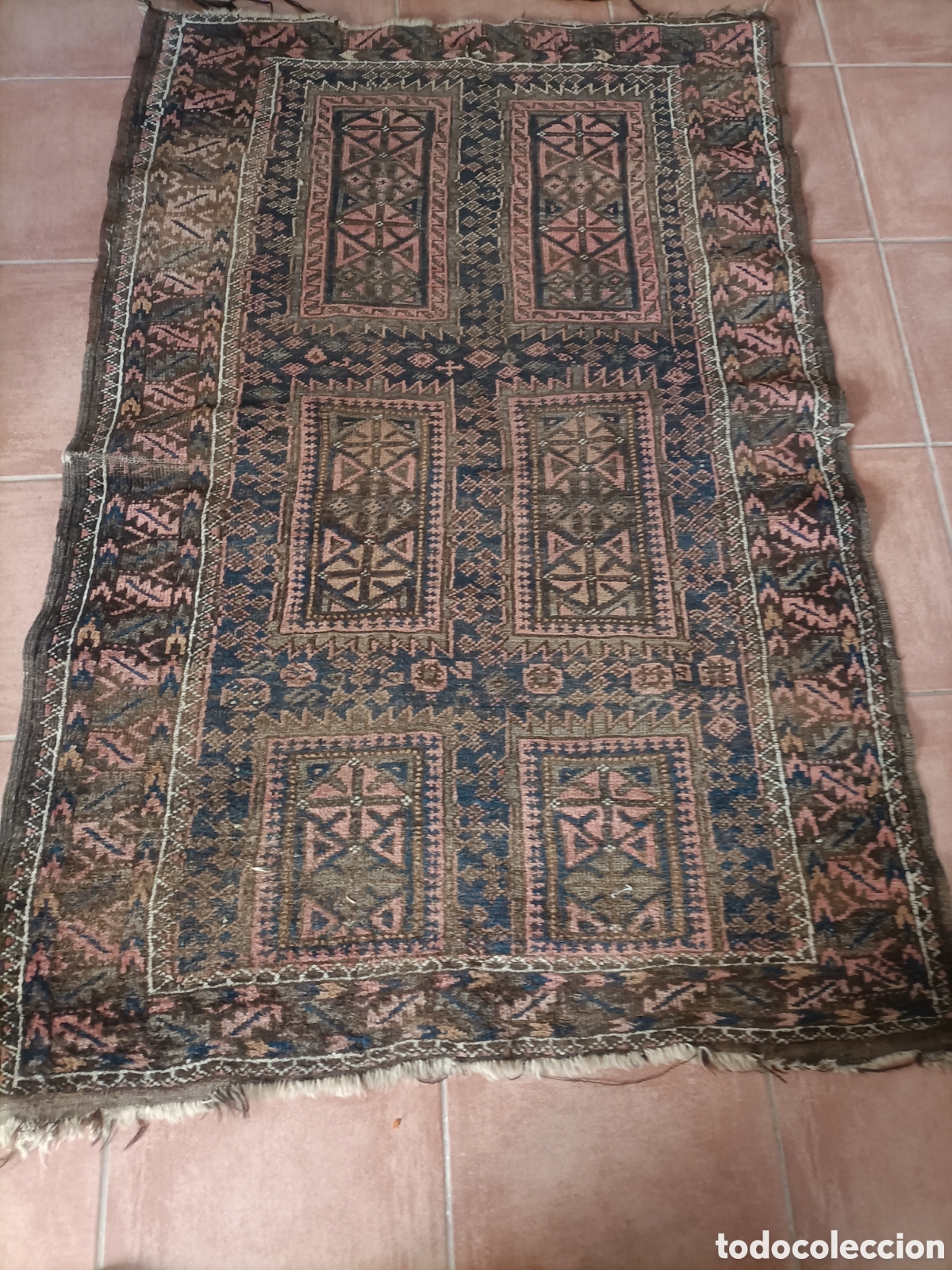Antig&uuml;edades: Alfombra vintage persa - Foto 1