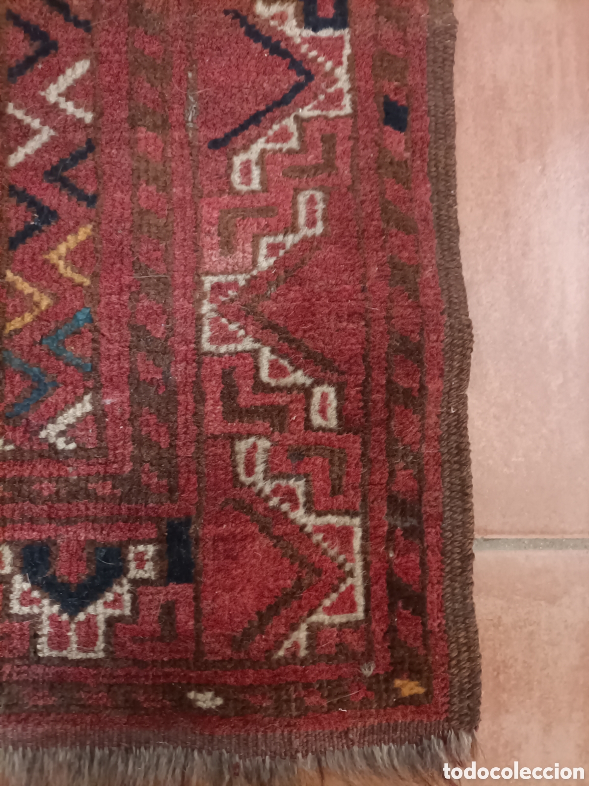 Antig&uuml;edades: Alfombra vintage oriental - Foto 3
