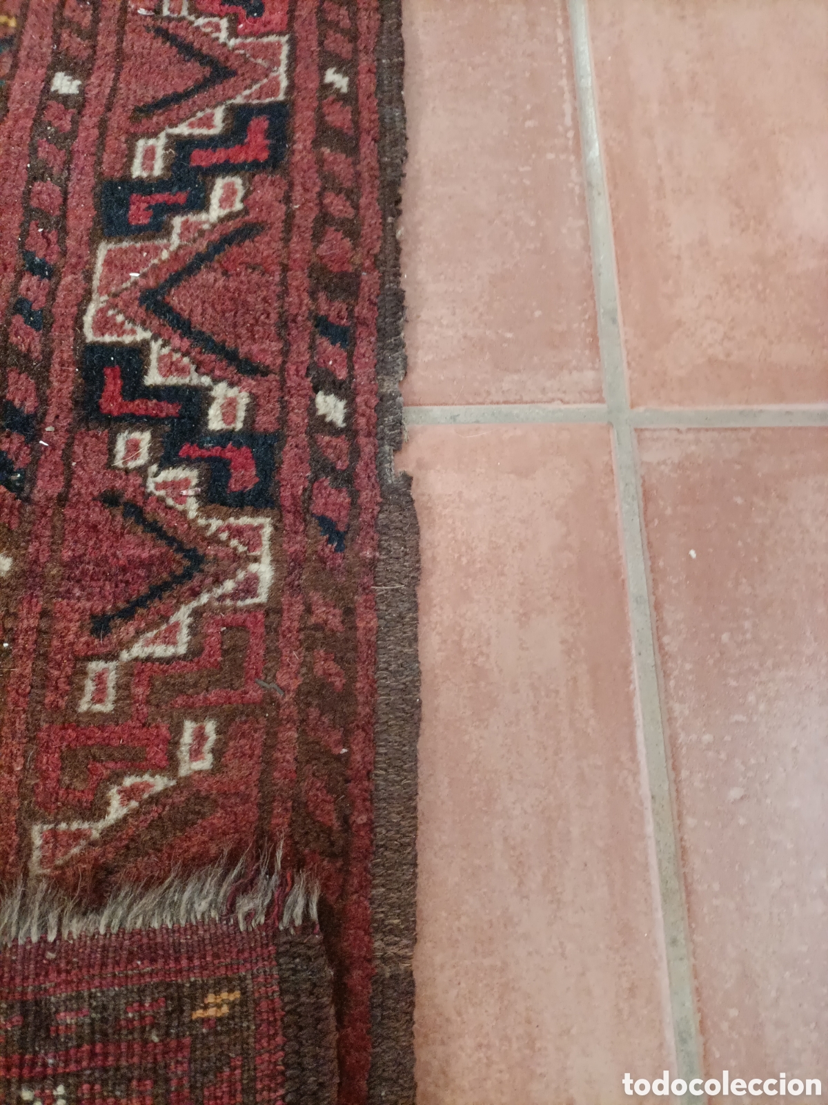 Antig&uuml;edades: Alfombra vintage oriental - Foto 5