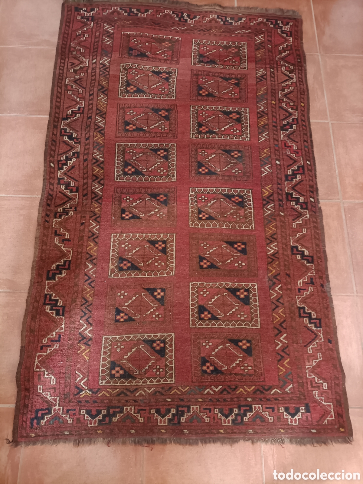 Antig&uuml;edades: Alfombra vintage oriental - Foto 1