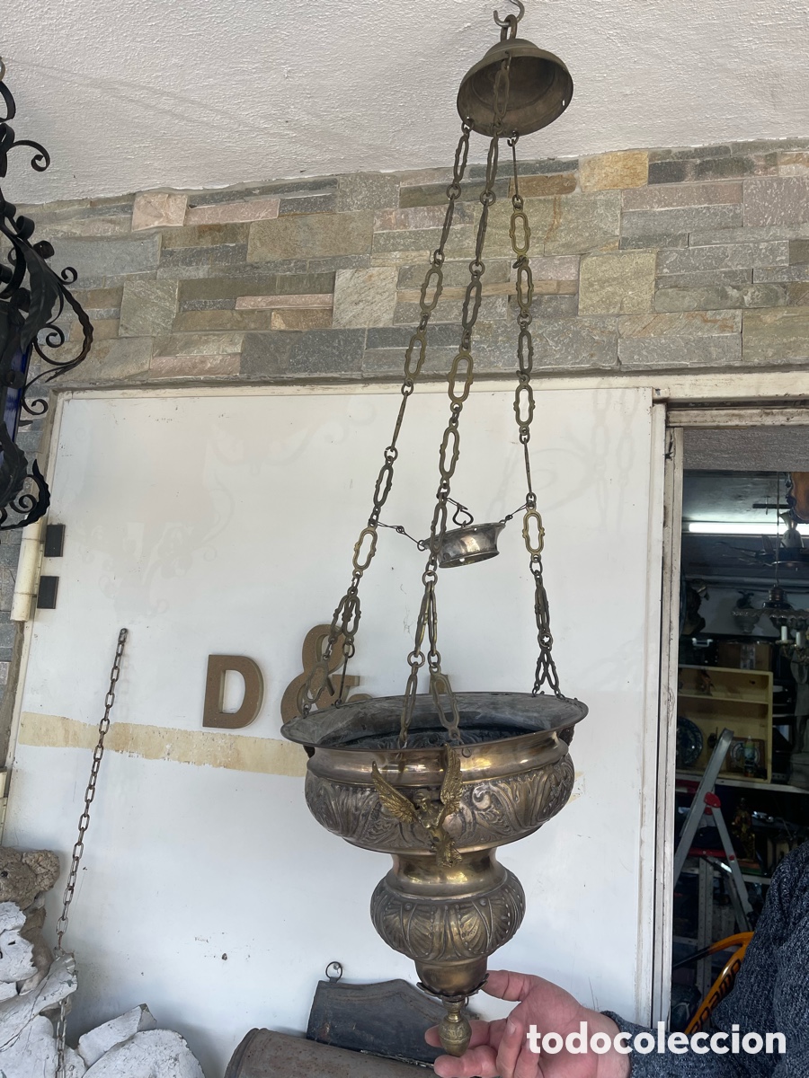 Antig&uuml;edades: Bonita l&aacute;mpara botiva - Foto 1