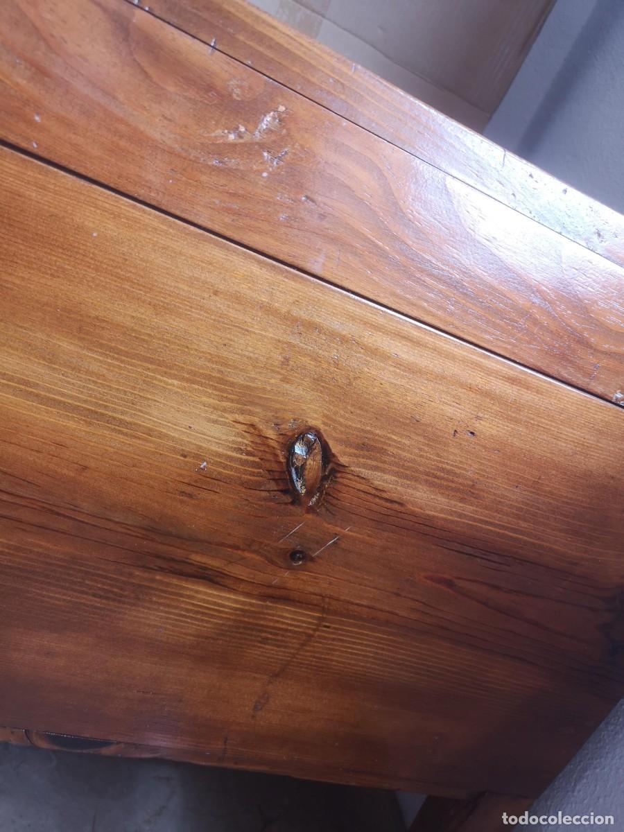 Antig&uuml;edades: Ba&uacute;l de madera maciza - Foto 5