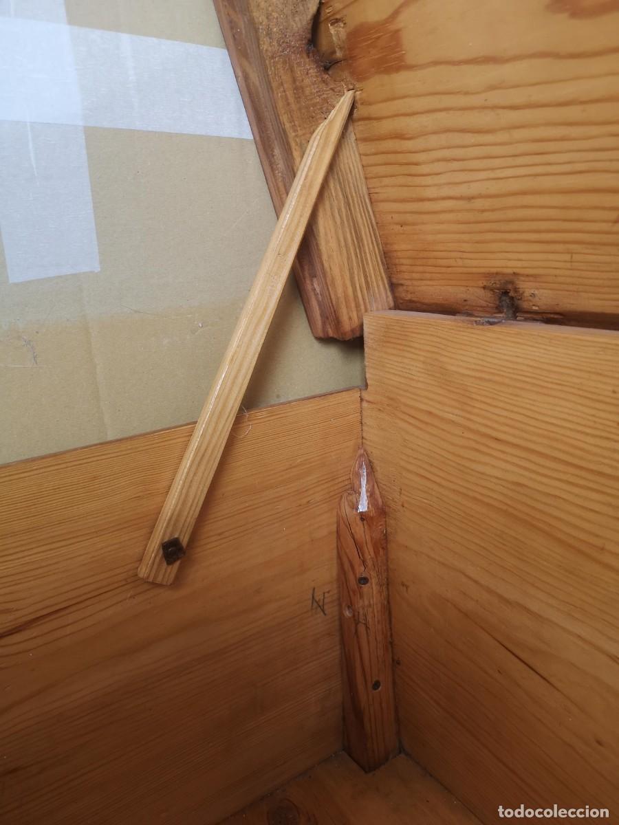 Antig&uuml;edades: Ba&uacute;l de madera maciza - Foto 7