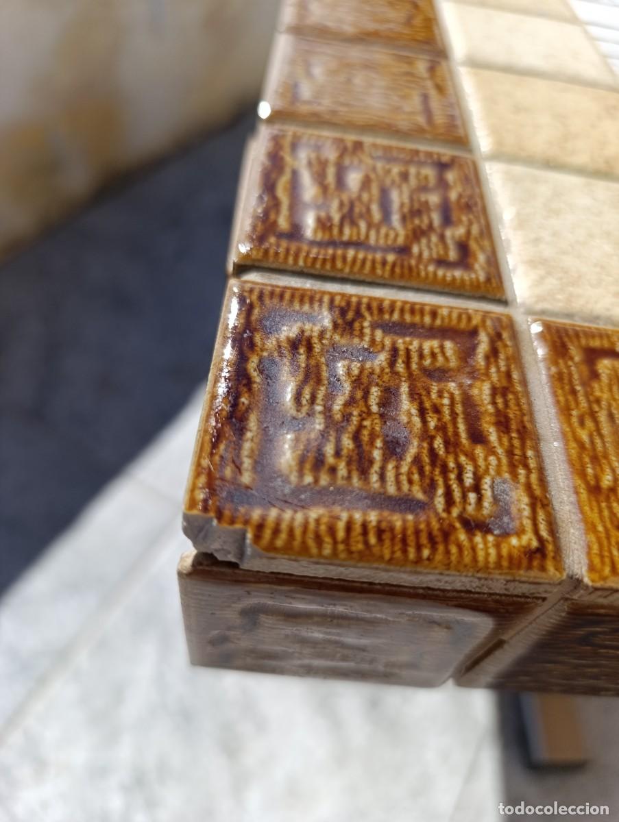 Antig&uuml;edades: Preciosa mesa de centro de mosaico de azulejos - Foto 12