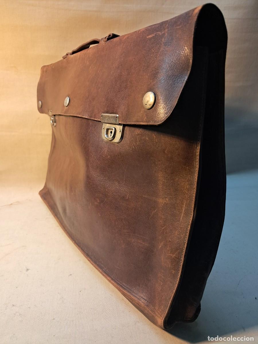 Antig&uuml;edades: CARTERA GRANDE PORTADOCUMENTOS - Foto 2
