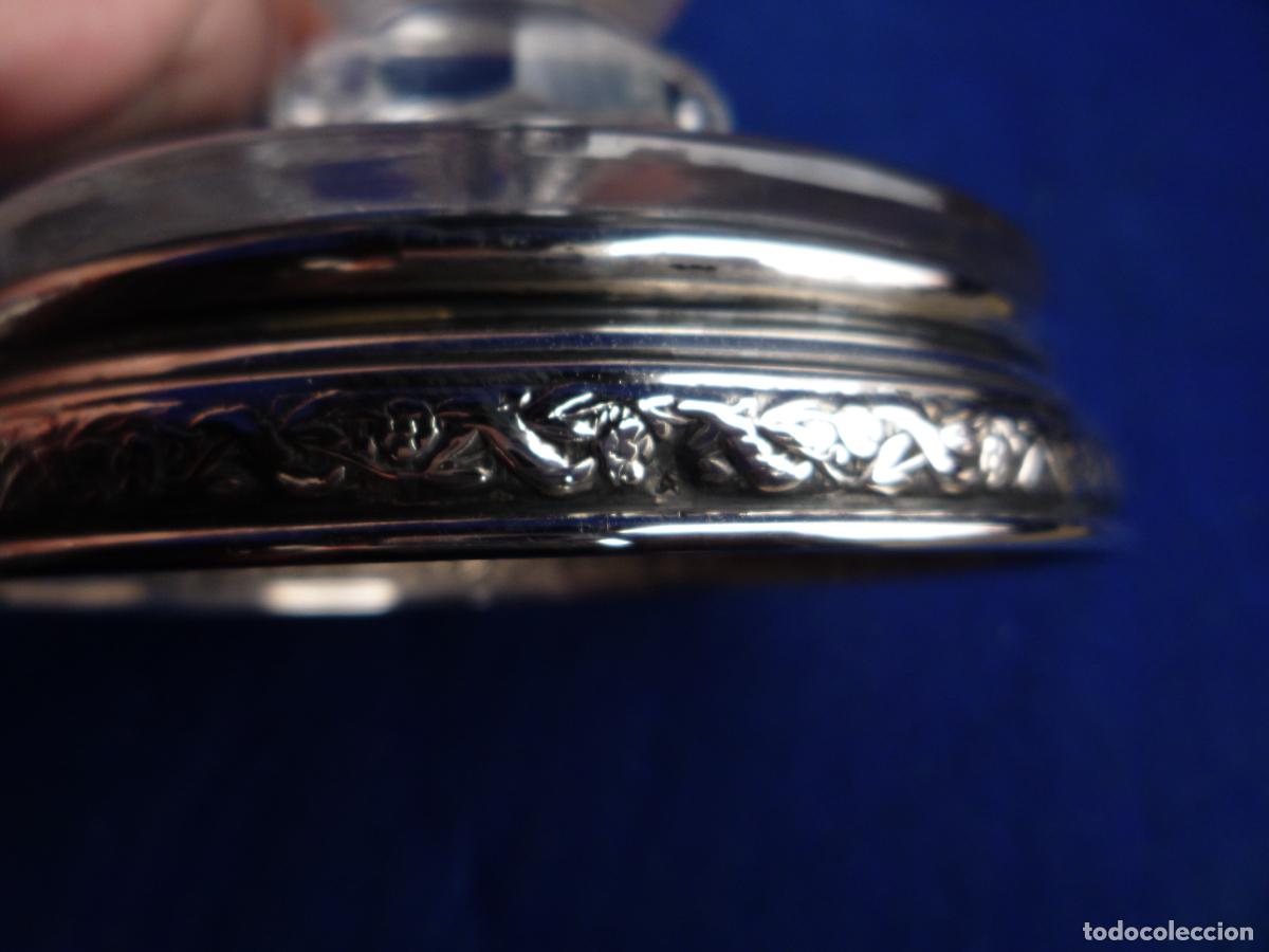 Antig&uuml;edades: JARRA CRISTAL CON PLATA - Foto 4
