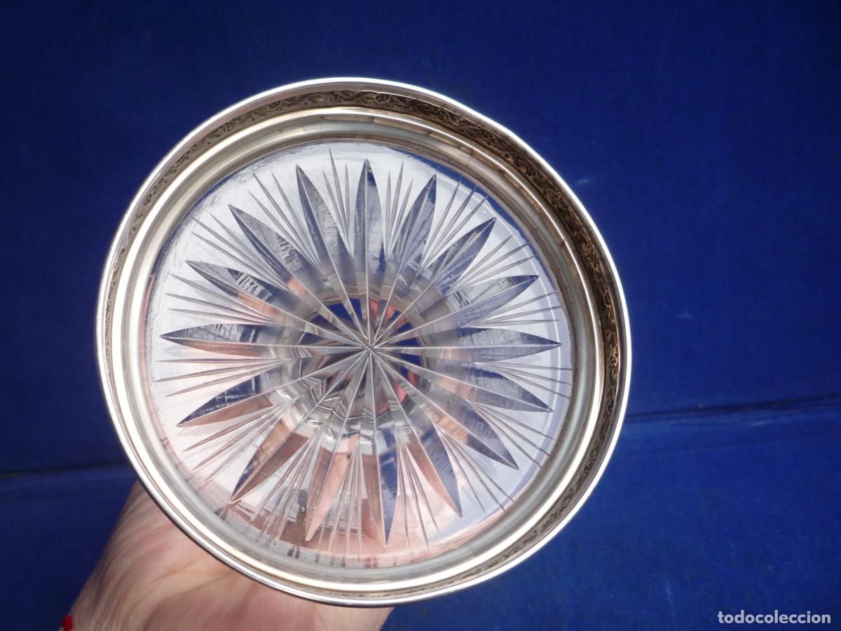 Antig&uuml;edades: JARRA CRISTAL CON PLATA - Foto 5
