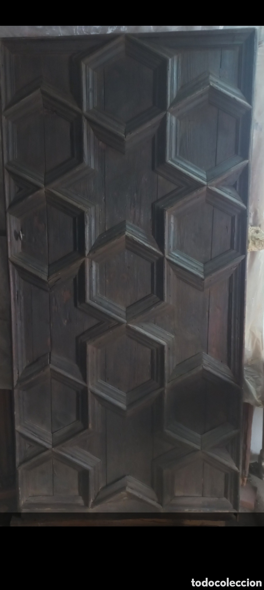 Antig&uuml;edades: PUERTA ANTIGUA DE MADERA - Foto 2