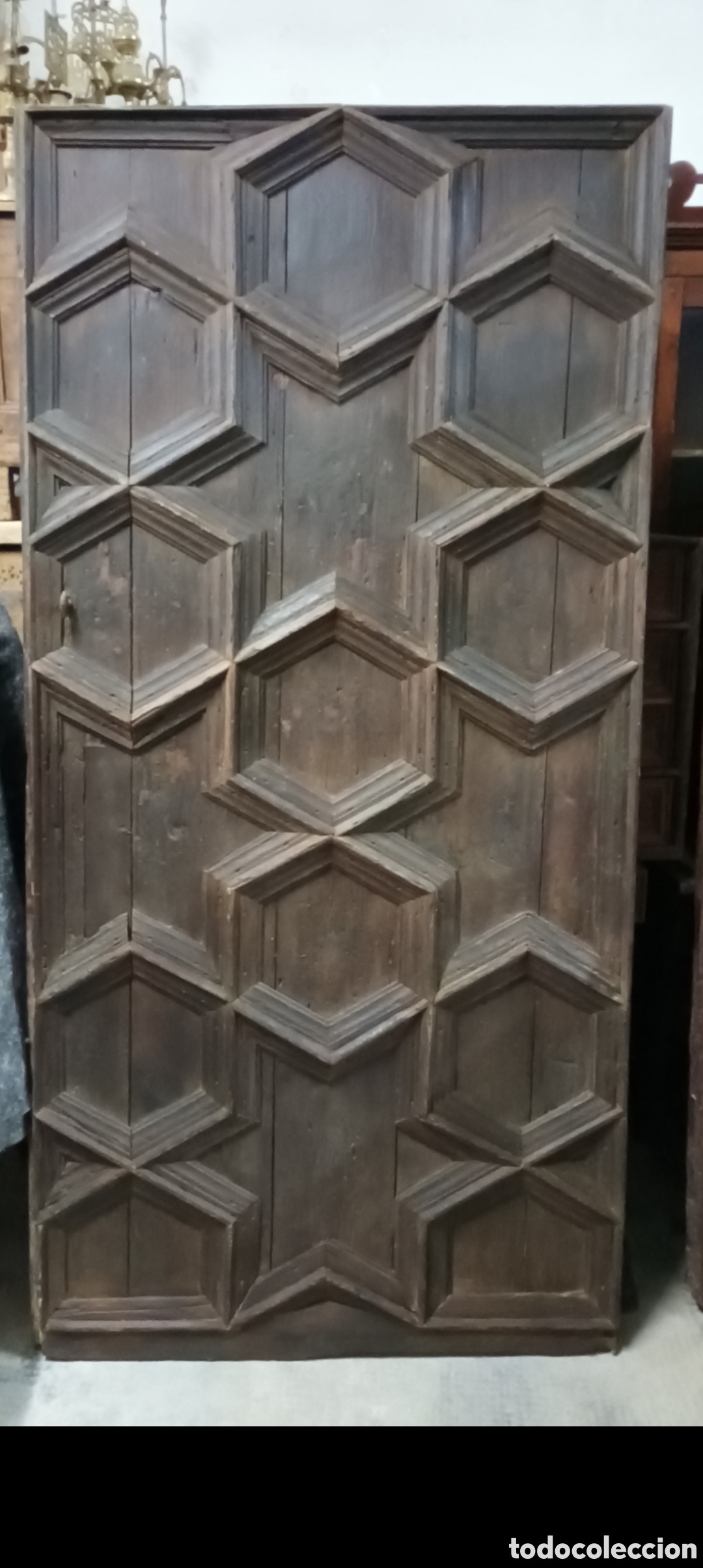Antig&uuml;edades: PUERTA ANTIGUA DE MADERA - Foto 1