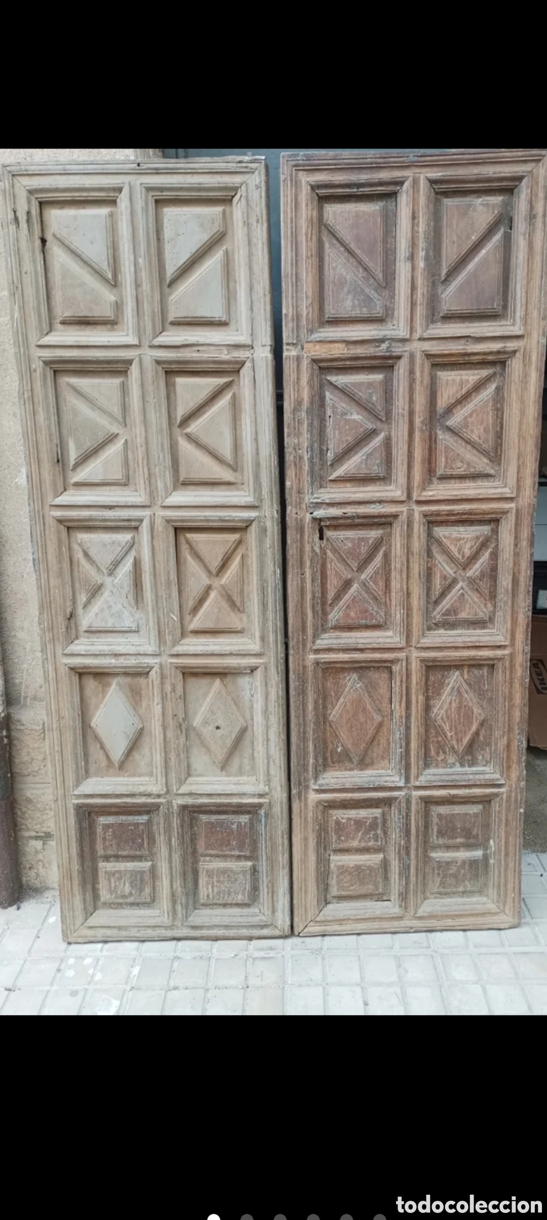 Antig&uuml;edades: PUERTA ANTIGUA DE MADERA - Foto 1