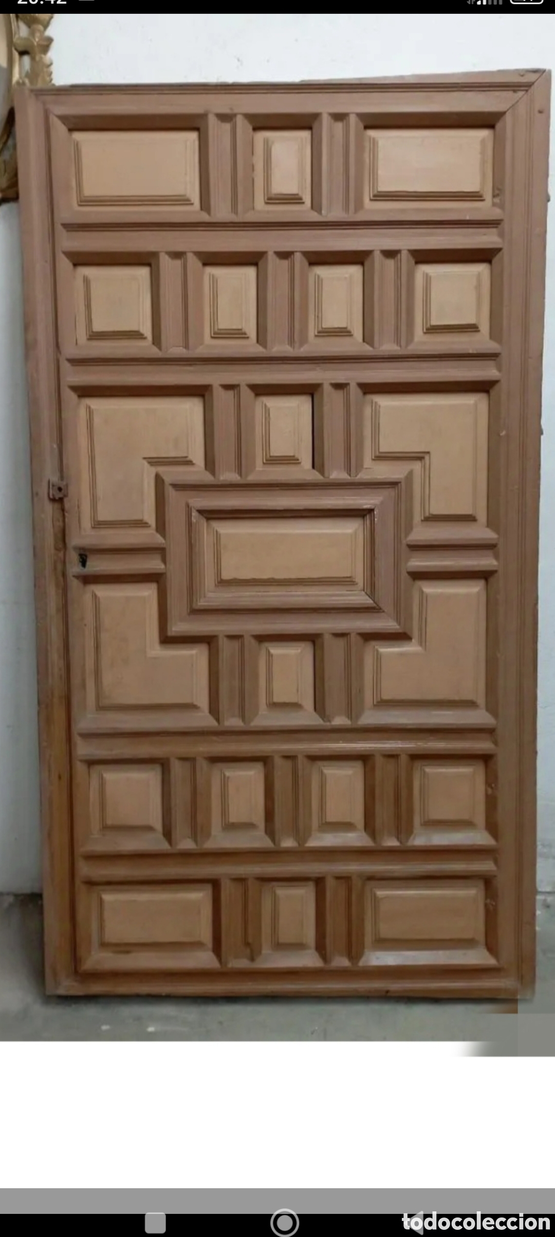 Antig&uuml;edades: PUERTA ANTIGUA DE MADERA - Foto 1