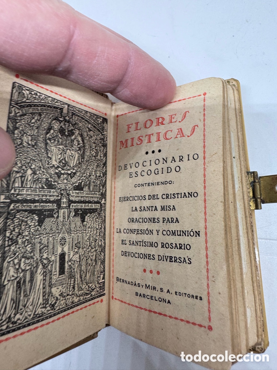 Antig&uuml;edades: LIBRO DEVOCIONARIO PRIMERA COMUNI&Oacute;N 1926 N&Aacute;CAR - Foto 4