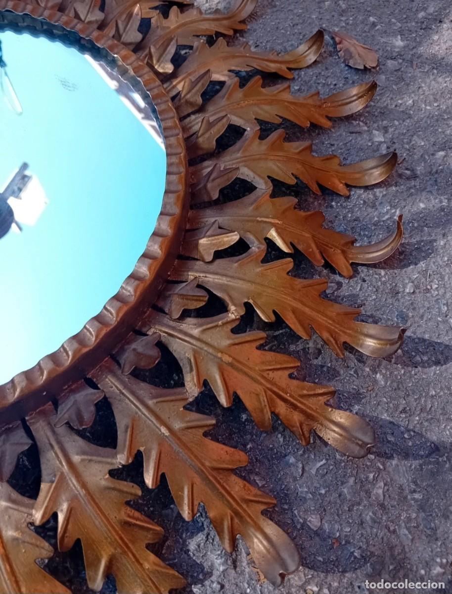 Antig&uuml;edades: Espejo sol antiguo 57cm - Foto 3