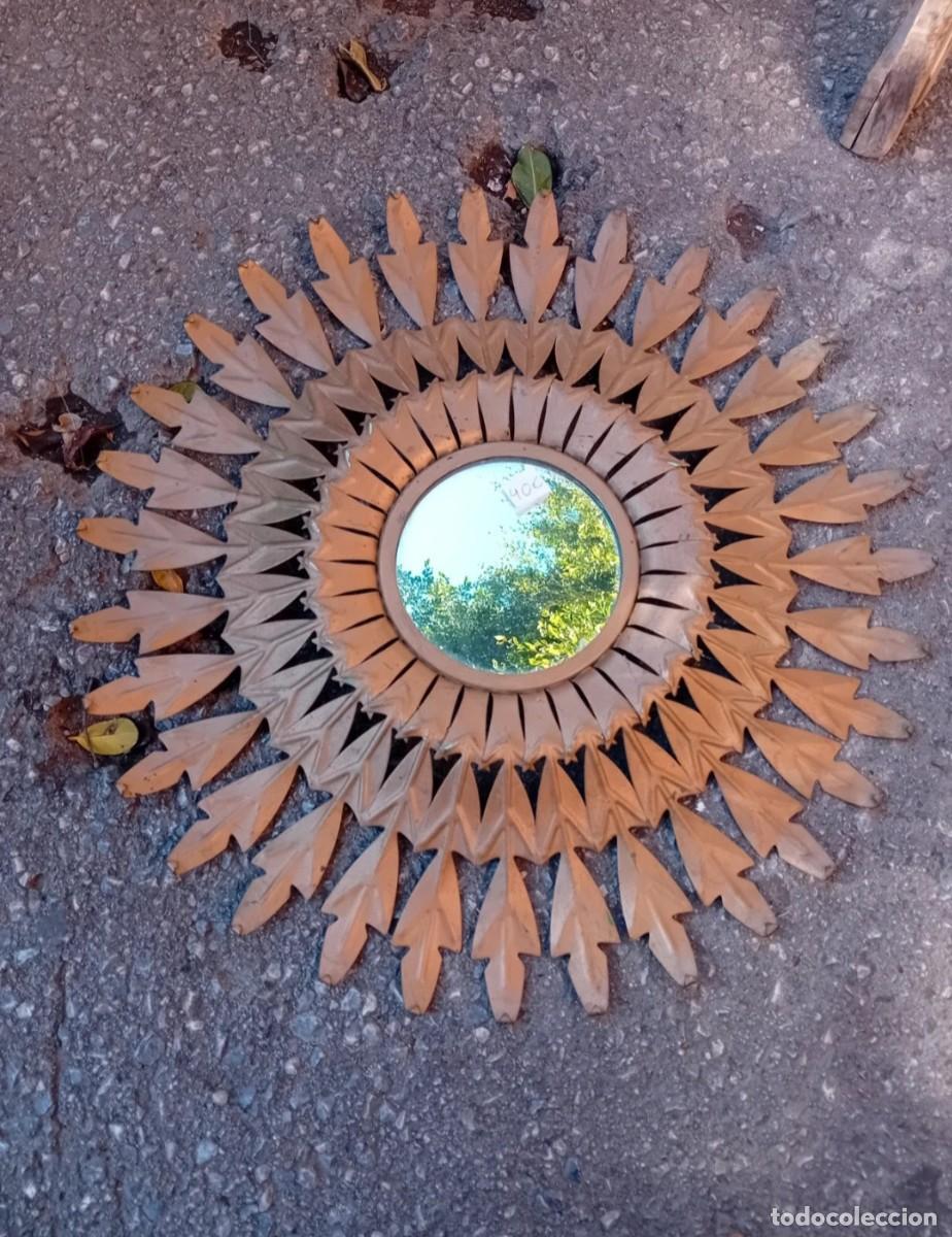 Antig&uuml;edades: Espejo sol antiguo 50cm - Foto 1