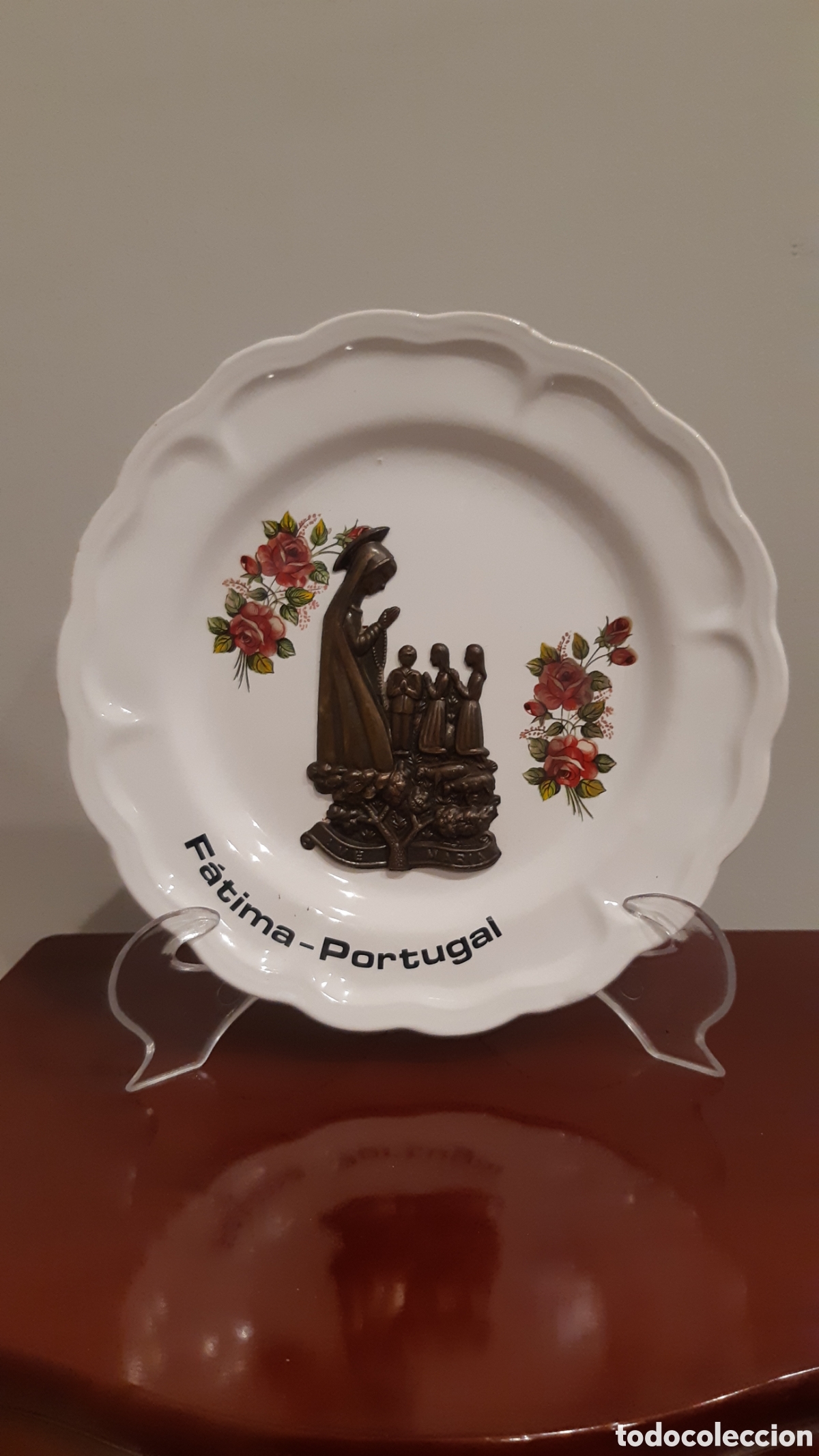 Antig&uuml;edades: Plato religioso de Fatima - Foto 1