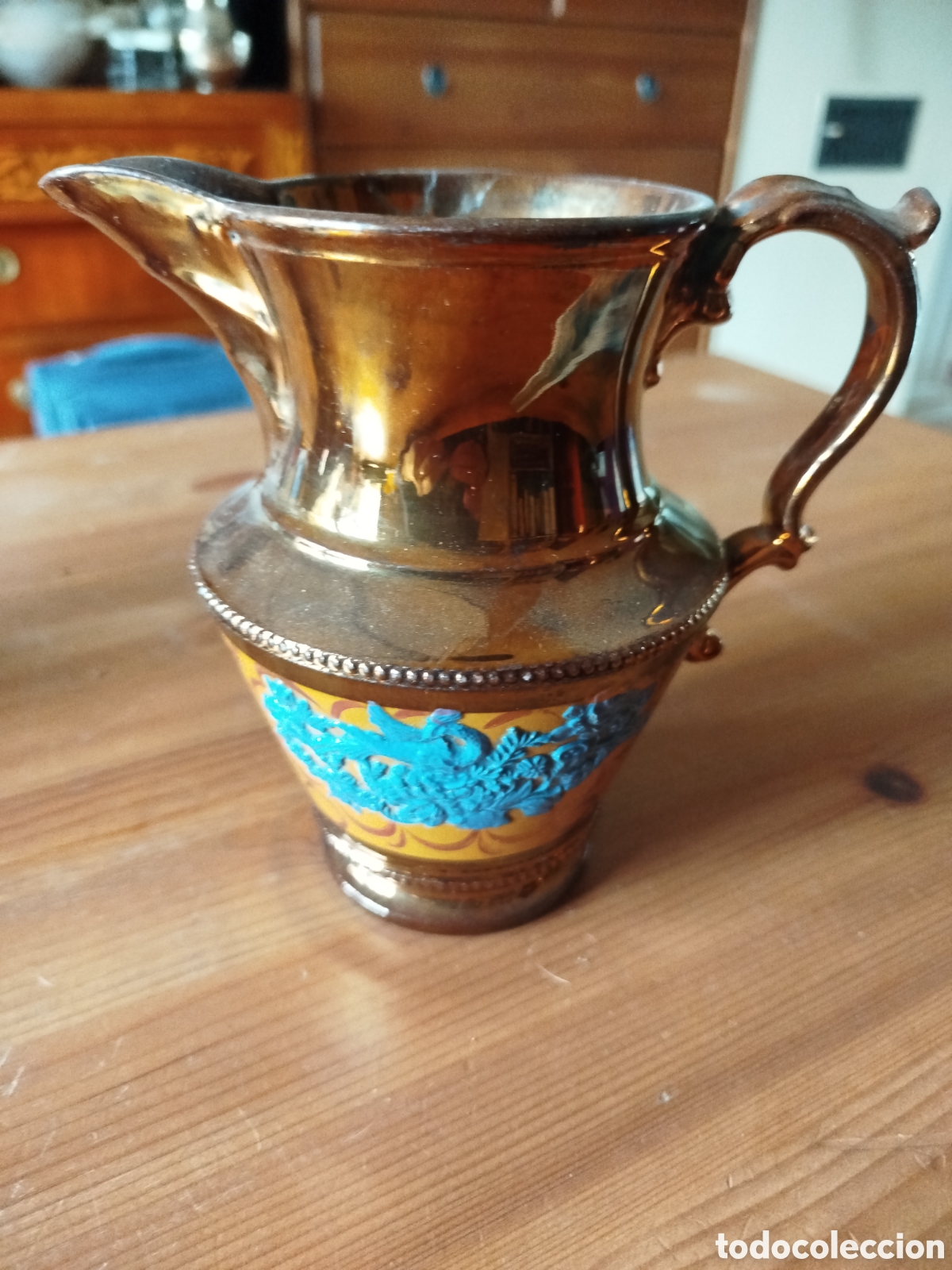 Antig&uuml;edades: Jarra de Bristol. 15 cm - Foto 1