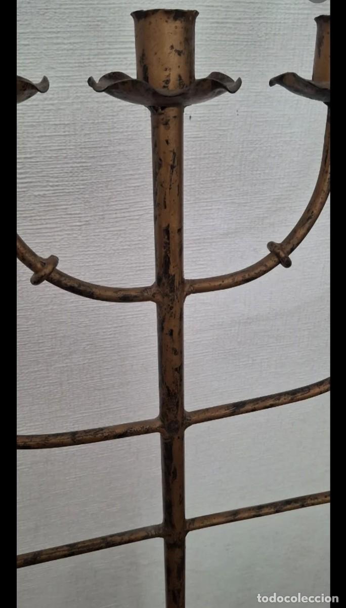 Antig&uuml;edades: Candelabro antiguo de 7 brazos - Foto 3