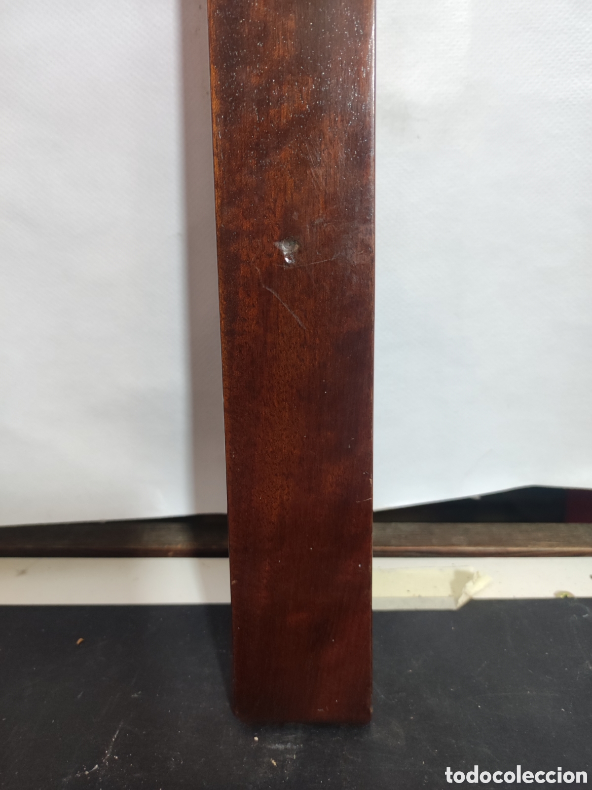Antig&uuml;edades: Cruz de madera de caoba - Foto 2