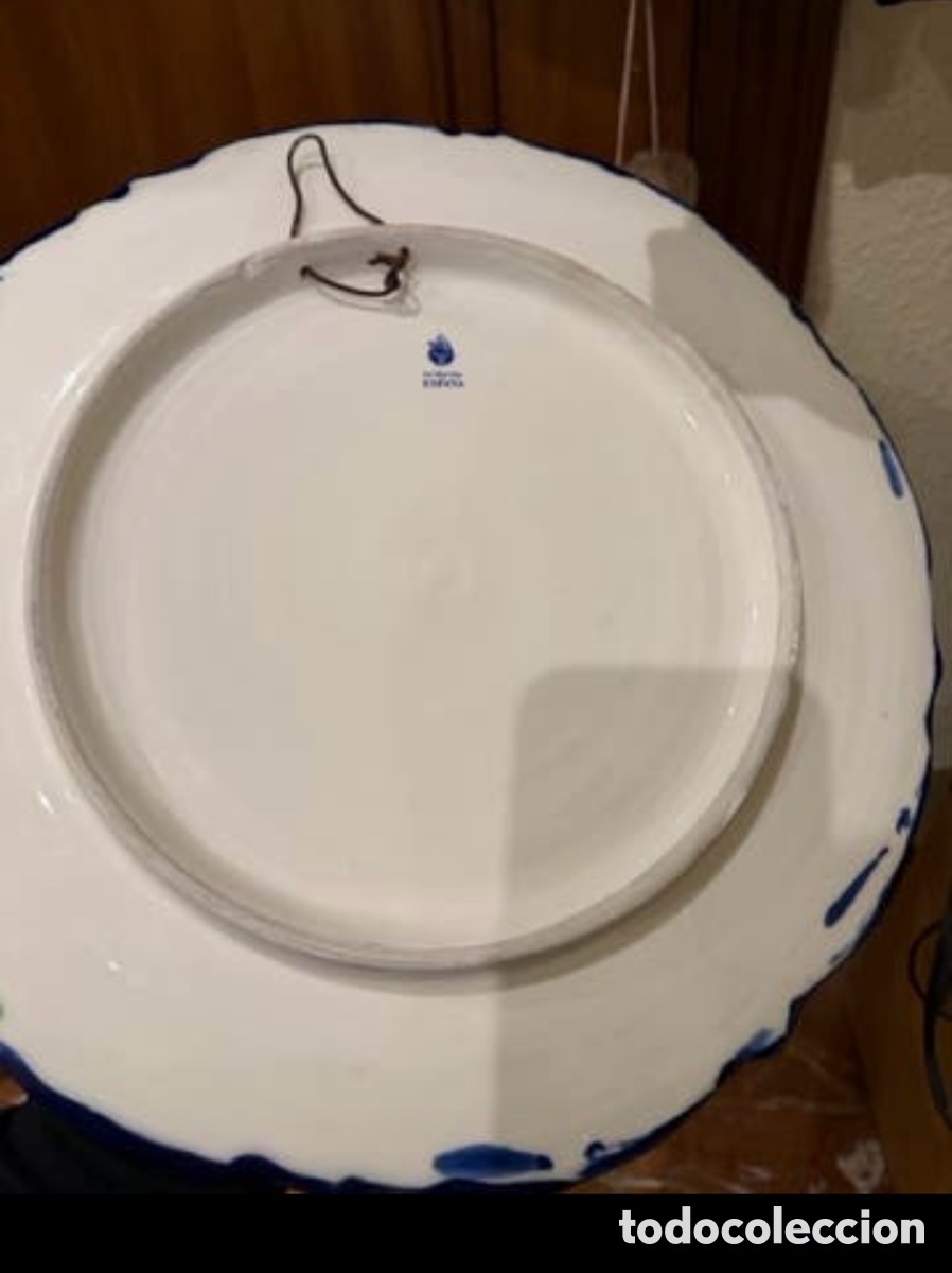 Antig&uuml;edades: Plato decorativo cer&aacute;mica - Foto 2