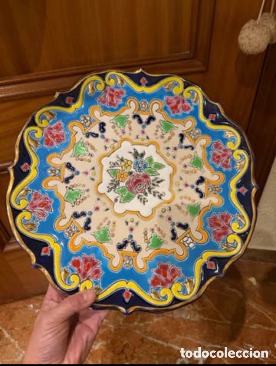 Antig&uuml;edades: Plato decorativo cer&aacute;mica - Foto 1