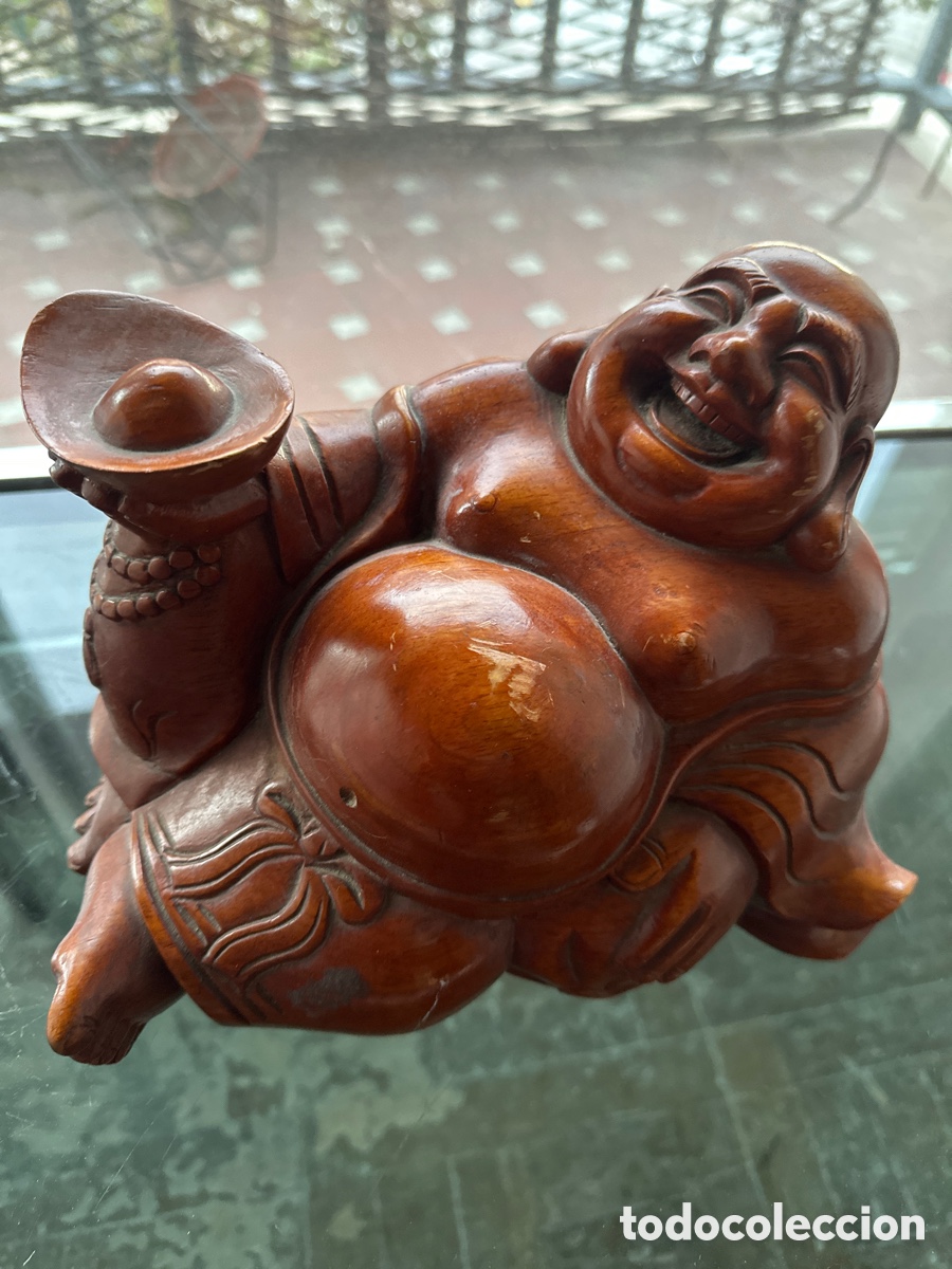Antig&uuml;edades: Buddha en madera de Teka - Foto 2