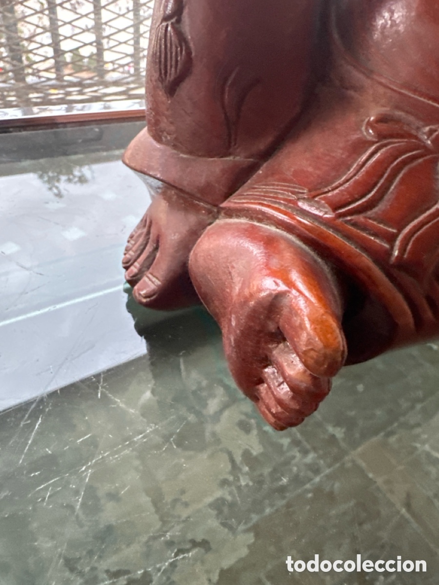Antig&uuml;edades: Buddha en madera de Teka - Foto 3