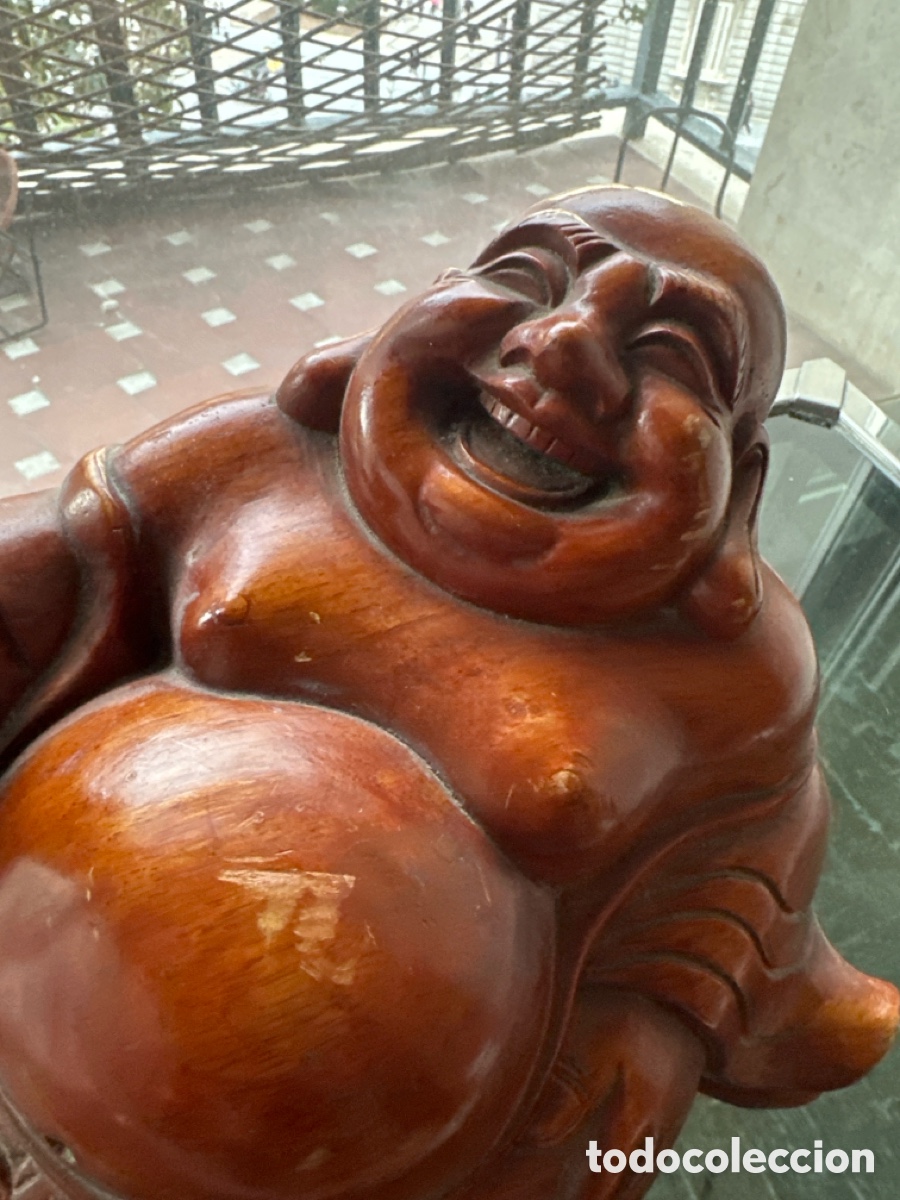 Antig&uuml;edades: Buddha en madera de Teka - Foto 4