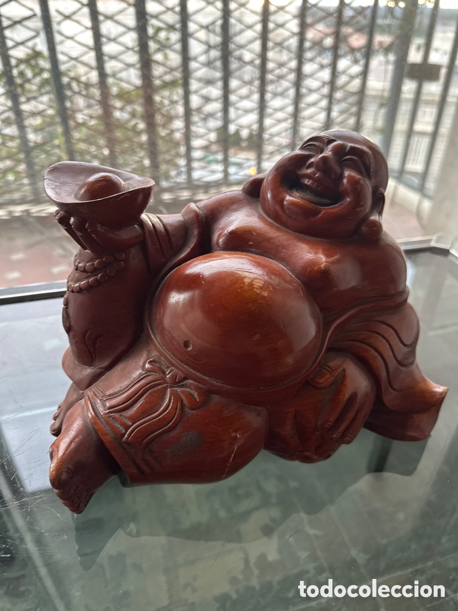 Antig&uuml;edades: Buddha en madera de Teka - Foto 1