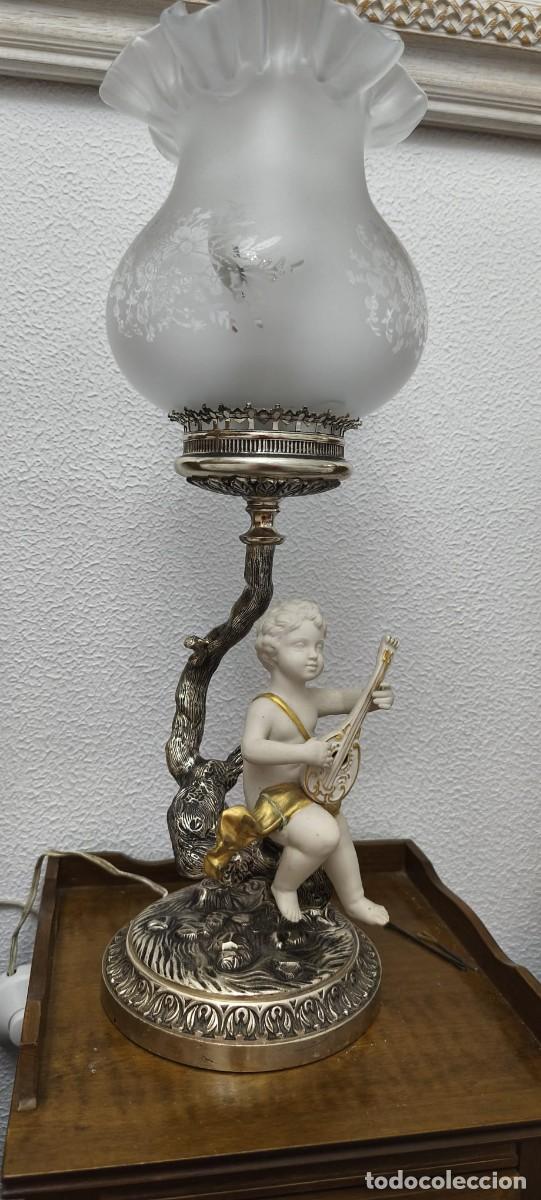 Antig&uuml;edades: Angelito de l&aacute;mpara_________________ - Foto 2