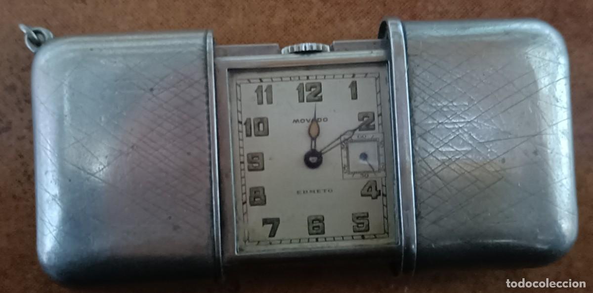 Antig&uuml;edades: Reloj Ermeto Movado plata - Foto 1