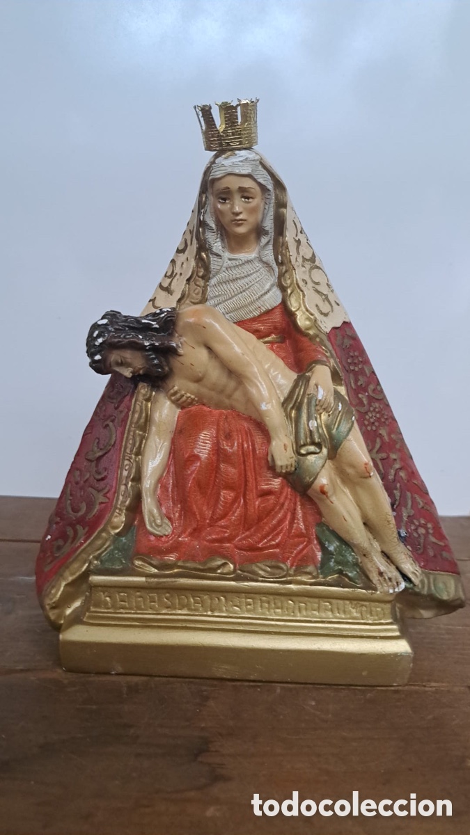 Antig&uuml;edades: Virgen Dolorosa peque&ntilde;a - Foto 1