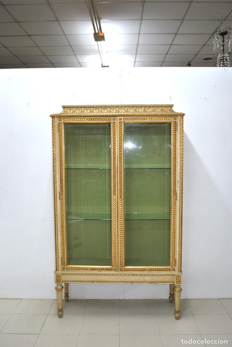 Antig&uuml;edades: VITRINA ANTIGUA LUIS XVI - Foto 1