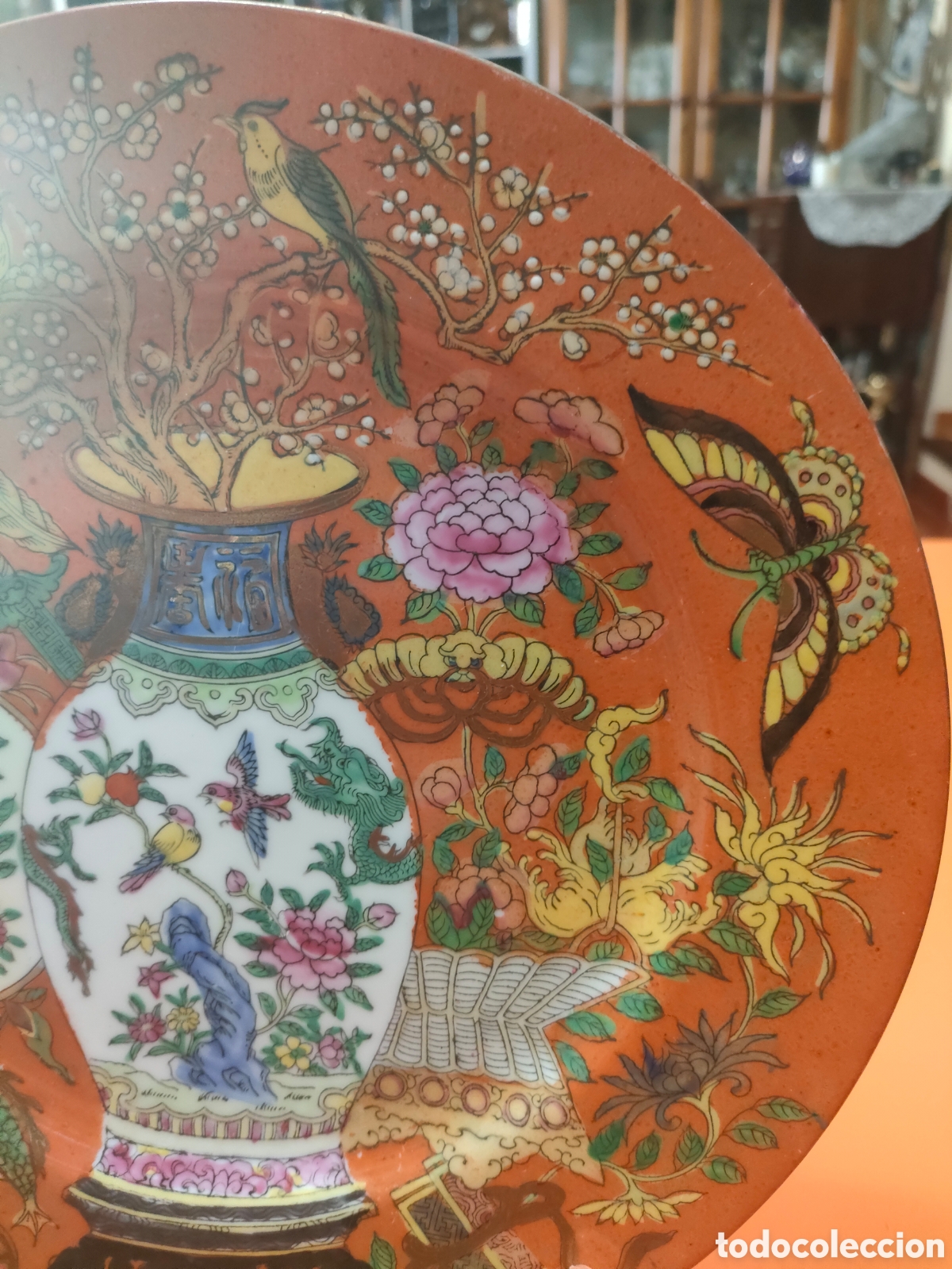 Antig&uuml;edades: Plato oriental con simbologia - Foto 2